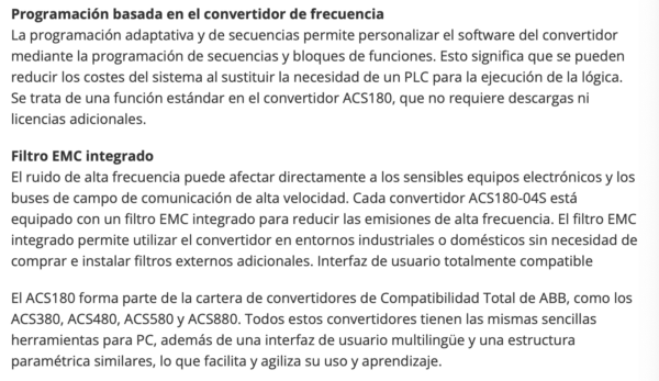 SERIE ACS180 - Imagen 6